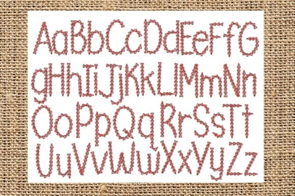 Chain Stitch Alphabet - Capitals Review