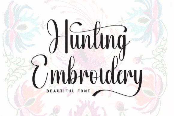 Hunting Embroidery: A Stylish Script for Etsy Sellers
