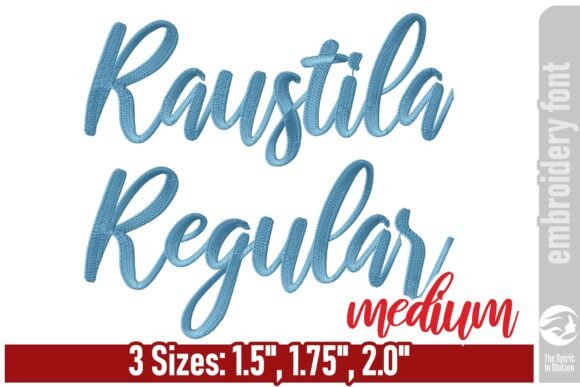Raustila Embroidery Font - Medium Review