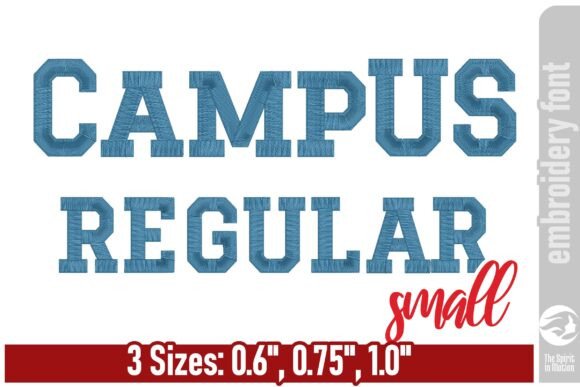 Review: Campus Regular Varsity Embroidery Font