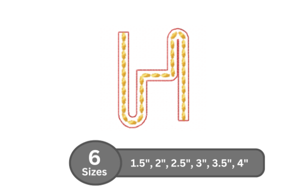 Rope Twist Alphabet - H Review